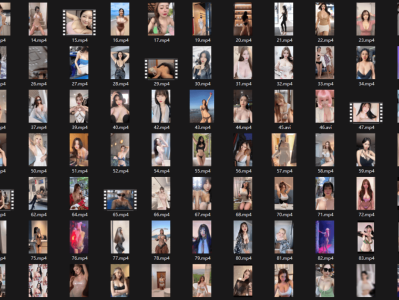 榜单大哥真金白银刷出来的，某音各大美女博主付费视频大合集，整整100部