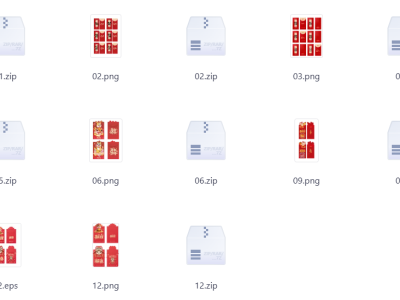 2026马年马到功成新年春节红包封面福袋PS模板AI矢量设计素材背景35款