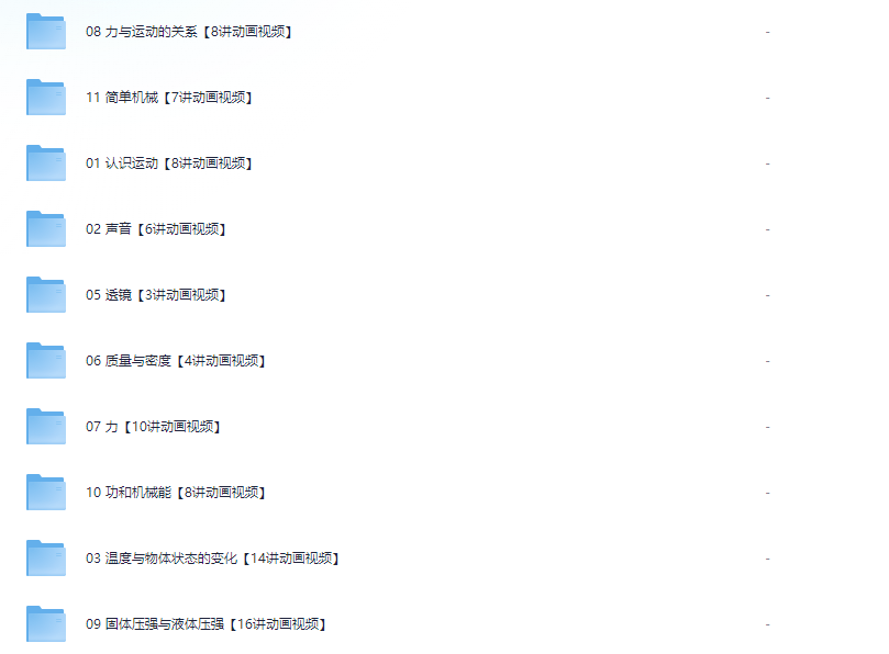 图片[2]-初中爆笑物理全套144集，孩子学物理不枯燥-掘金谷