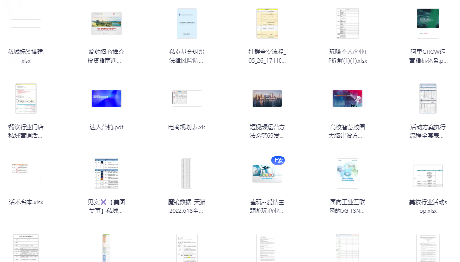 图片[3]-各行各业方案（100+份）-掘金谷