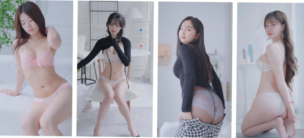 图片[1]-韩国美女模特/内衣/丝袜 试穿/换衣合集，4K超高清画质，共28GB-掘金谷