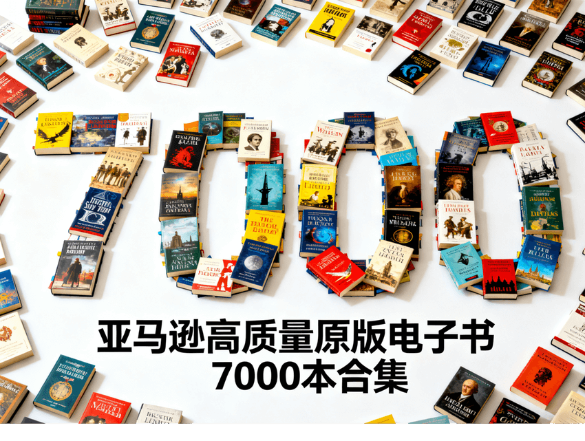 图片[1]-【个人珍藏极品资源】亚马逊高质量原版电子书7000本合集，价值上万元-掘金谷
