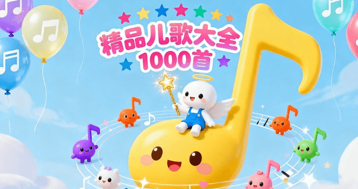 图片[1]-【育儿必备】精品儿歌大全 1000首-掘金谷