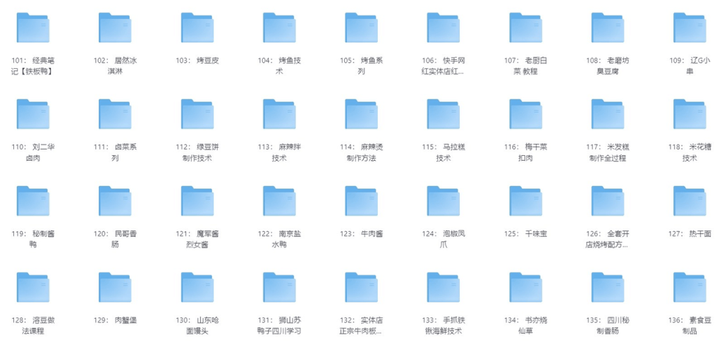 图片[2]-当初花了2.4万，全部买下来的小吃制作教程，适合小本创业学艺 [678.4GB]-掘金谷